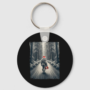 Santa Bigfoot Weihnachten Sasquatch Glauben Schlüsselanhänger