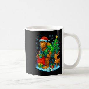 Santa Bigfoot Weihnachtsbaum Rentier Lustiger Sasq Kaffeetasse