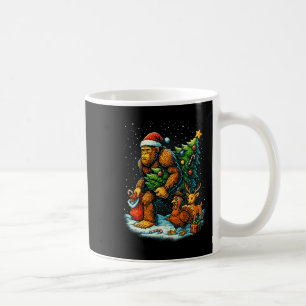 Santa Bigfoot Weihnachtsbaum Truthahn Renntier Dan Kaffeetasse