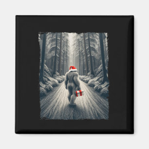 Santa Bigfoot Weihnachtsfeier Sasquatch Glaube Magnet