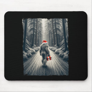 Santa Bigfoot Weihnachtsfeier Sasquatch Glaube Mousepad