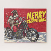Santa Biker Jigsaw Puzzle (Horizontal)