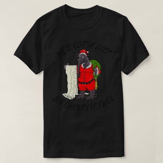 Santa Bin Chicken 1 T-Shirt (Design vorne)