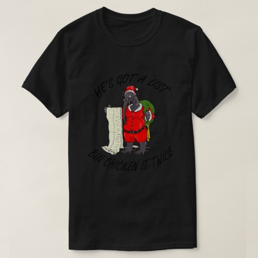 Santa Bin Chicken Essential T - Shirt (Design vorne)