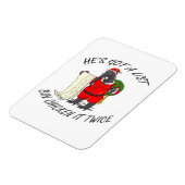 Santa Bin Chicken Magnet (Linke Seite)
