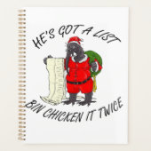 Santa Bin Chicken Planer (Vorderseite)