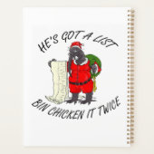 Santa Bin Chicken Planer (Rückseite)