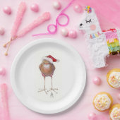 SANTA BIRD PAPIERPLATTE PAPPTELLER (Party)