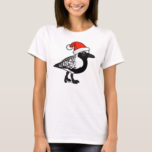 Santa-Black-Blog-Plover T-Shirt (Vorderseite)