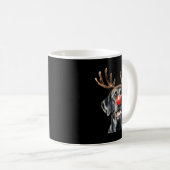 Santa Black Labrador Christmas Black Labrador Dog  Kaffeetasse (VorderseiteRechts)