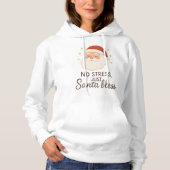 Santa Bless Hoodie – No Stress Christmas Vibes (Vorderseite)