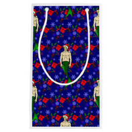 santa blonde merman hässliche Weihnachtsgeschenke Kleine Geschenktüte