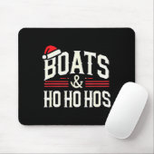 Santa Boats And Ho Ho Hos Christmas Mousepad (Mit Mouse)