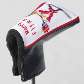 Santa Bodybuilder Funny Christmas Golf Head Cover Headcover (3/4 Vorderseite)