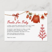 Santa Books for Baby Card Begleitkarte (Vorderseite)