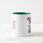 Santa Border Collie Weihnachts-Tasse Tasse (Zentrum)