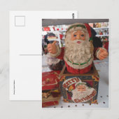 Santa Box Postkarte (Vorne/Hinten)