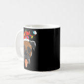Santa Boxer Light Christmas Kaffeetasse (Vorderseite Links)