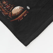 Santa Boxing Rentier Weihnachtssüßer Fleecedecke (Ecke)