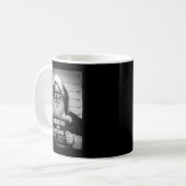 Santa Breaking Entering Mugshot Funny Christmas Ho Kaffeetasse (Vorderseite Links)