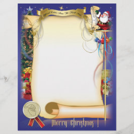 Santa-Brief Briefbogen