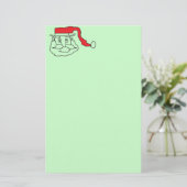 Santa Briefpapier (Stehend Vorderseite)