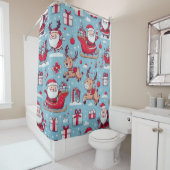 Santa Bring Show Duschvorhang (Beispiel)