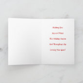 Santa Brittany Feiertagskarte (Innenseite)