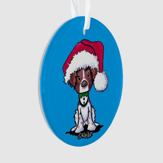 Santa Brittany Ornament (Vorderseite)