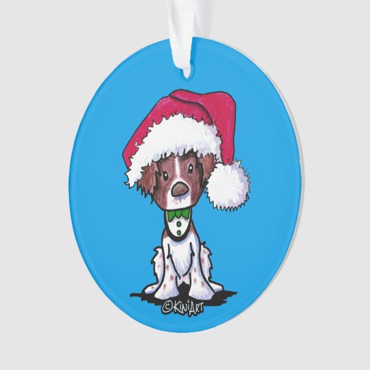 Santa Brittany Ornament (Vorderseite)