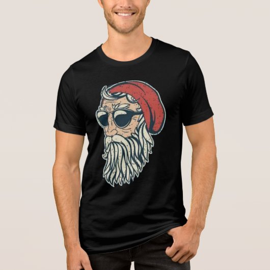 Santa Bro Tri-Blend Shirt (Vorderseite)