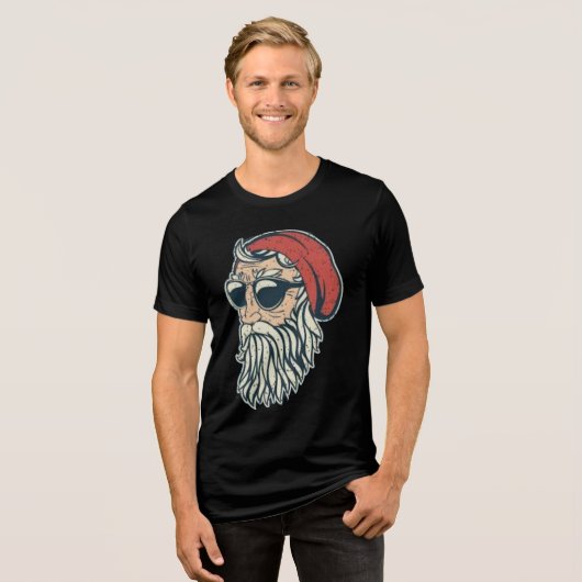 Santa Bro Tri-Blend Shirt (Vorderseite voll)