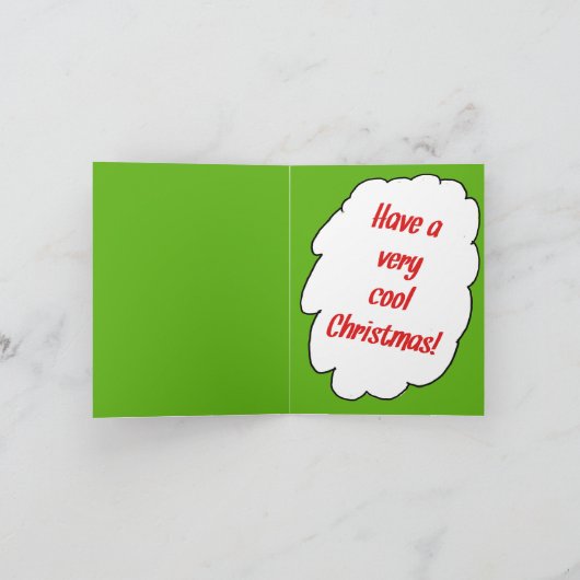 Santa Bro Weihnachtskarte Karte (Innenseite)