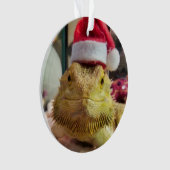 Santa Bubbs Acrylschmuck Ornament (Vorderseite)