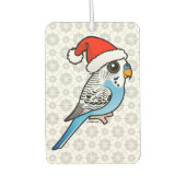 Santa Budgie Blue Autolufterfrischer (Vorderseite)