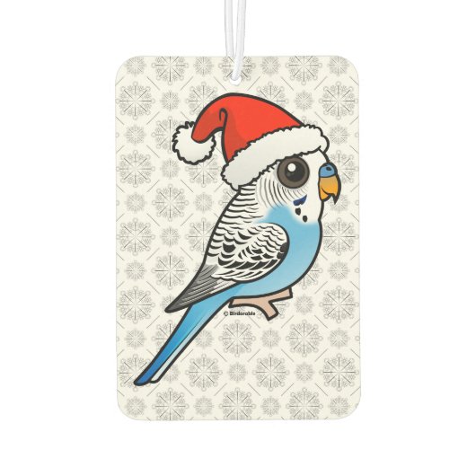 Santa Budgie Blue Autolufterfrischer (Rückseite)