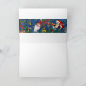 SANTA BUGLER / MUSIK CHRISTMAS NACHT FEIERTAGSKARTE (Innenseite)