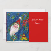 SANTA BUGLER MUSIK CHRISTMAS NIGHT FERIENPARTEI EINLADUNG (Rückseite)