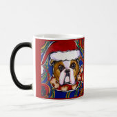Santa Bulldog Tasse (Links)