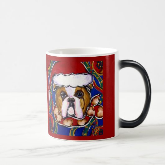 Santa Bulldog Tasse (Rechts)