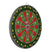 Santa Bullseye Weihnachten Dartscheibe (Vorderseite Links)