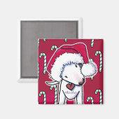 Santa Bully KiniArt Magnet (Vorderseite/Rückseite)