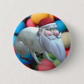 Santa Bunny Button (Vorderseite)