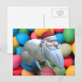 Santa Bunny Feiertagspostkarte (Vorne/Hinten)