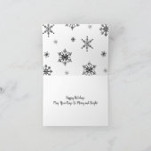 Santa Bunny Ferienkarte Karte (Innenseite)