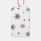 Santa Bunny Gift Tag Geschenkanhänger (Rückseite)