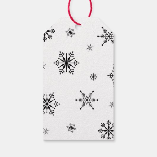 Santa Bunny Gift Tag Geschenkanhänger (Rückseite)