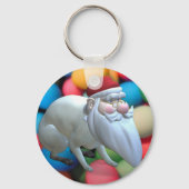 Santa Bunny Schlüsselanhänger (Vorderseite)