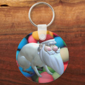 Santa Bunny Schlüsselanhänger (Vorderseite)