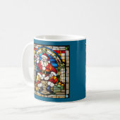 Santa-Buntglas Kaffeetasse (Vorderseite Links)